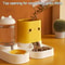 Cute CatShaped Automatic Pet Feeder Water Dispenser Set 5