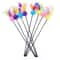 FeatherFrenzy 5Piece Interactive Cat Wand Toy Set With Bells Feather Teasers 6