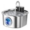 AquaSense 3L Wireless Stainless Steel Cat Water Fountain With Motion Sensor 0