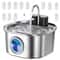 AquaSense 3L Wireless Stainless Steel Cat Water Fountain With Motion Sensor 7