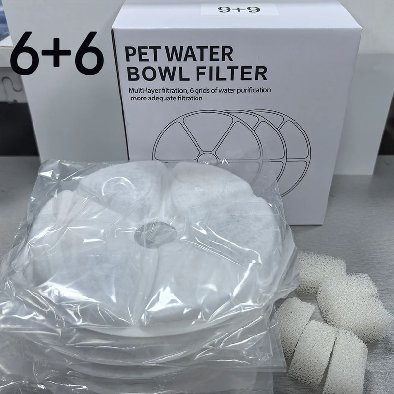 PureFlow Replacement Water Fountain Filters For Automatic Pet Water Dispensers 2