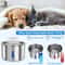 Stainless Steel Automatic Pet Water Fountain With USB Quiet Pump 3