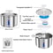 Stainless Steel Automatic Pet Water Fountain With USB Quiet Pump 6