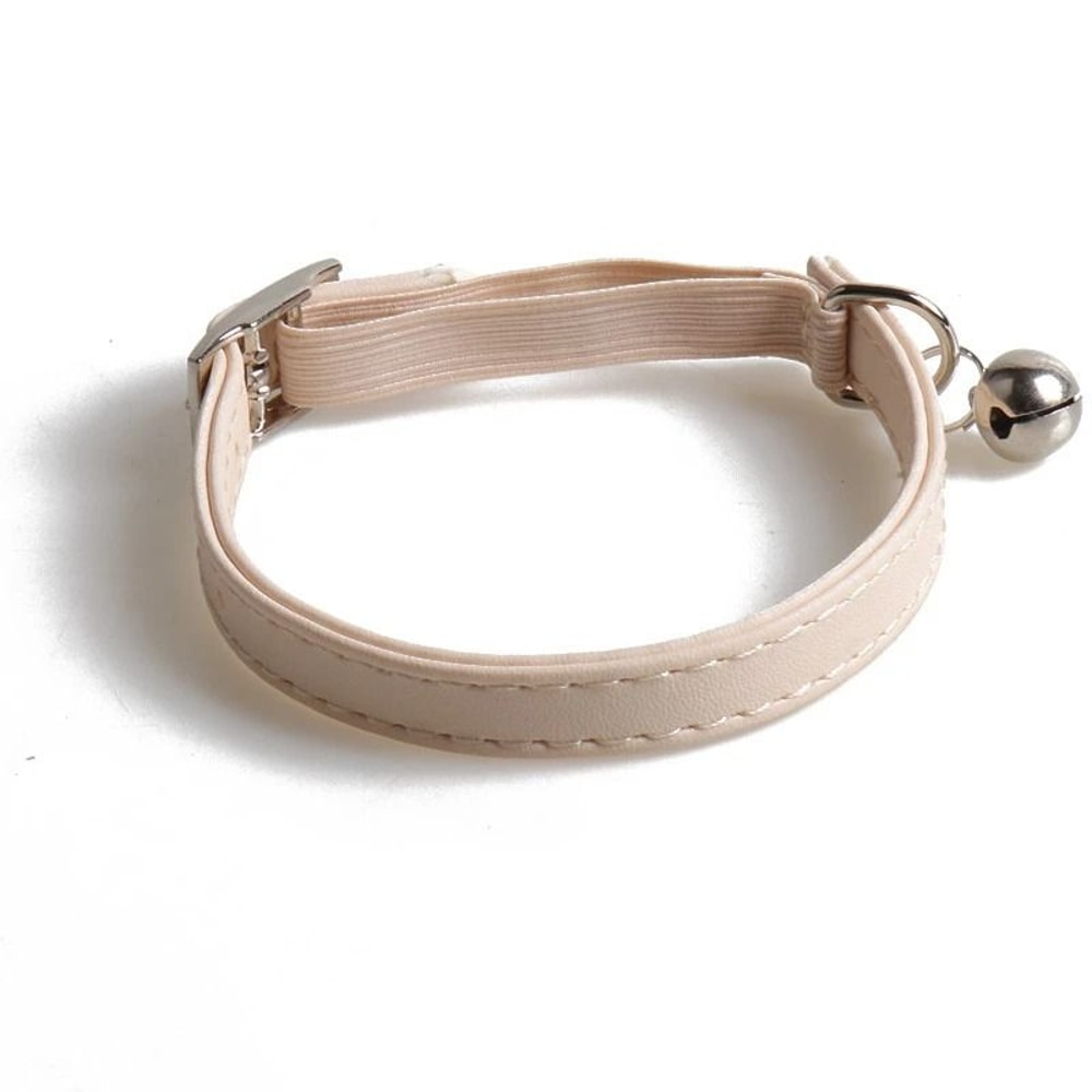 Macaron Color Adjustable Cat Collar With Bell For Cats Small Dogs 8