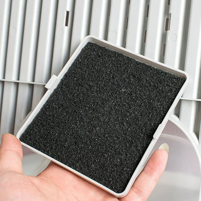 12 Pack Activated Carbon Litter Box Filters For Odor Control 2