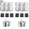 HOOISE Cat Water Fountain Replacement Filter Set With Activated Carbon Sponge Refills 0