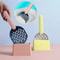 EasyClean Long Handle Cat Litter Scoop Set With Storage Base 0