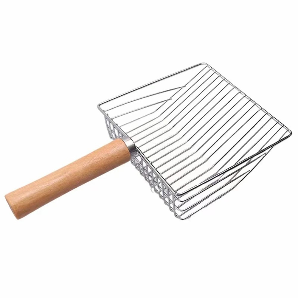 HeavyDuty Stainless Steel Cat Litter Scoop With Ergonomic Handle 7