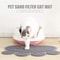 Waterproof Paw Print Cat Litter Mat For Cleaner Floors Less Tracking 2