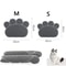 Waterproof Paw Print Cat Litter Mat For Cleaner Floors Less Tracking 5