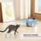 Wireless Stainless Steel Cat Water Fountain With Motion Sensor Rechargeable Battery 2