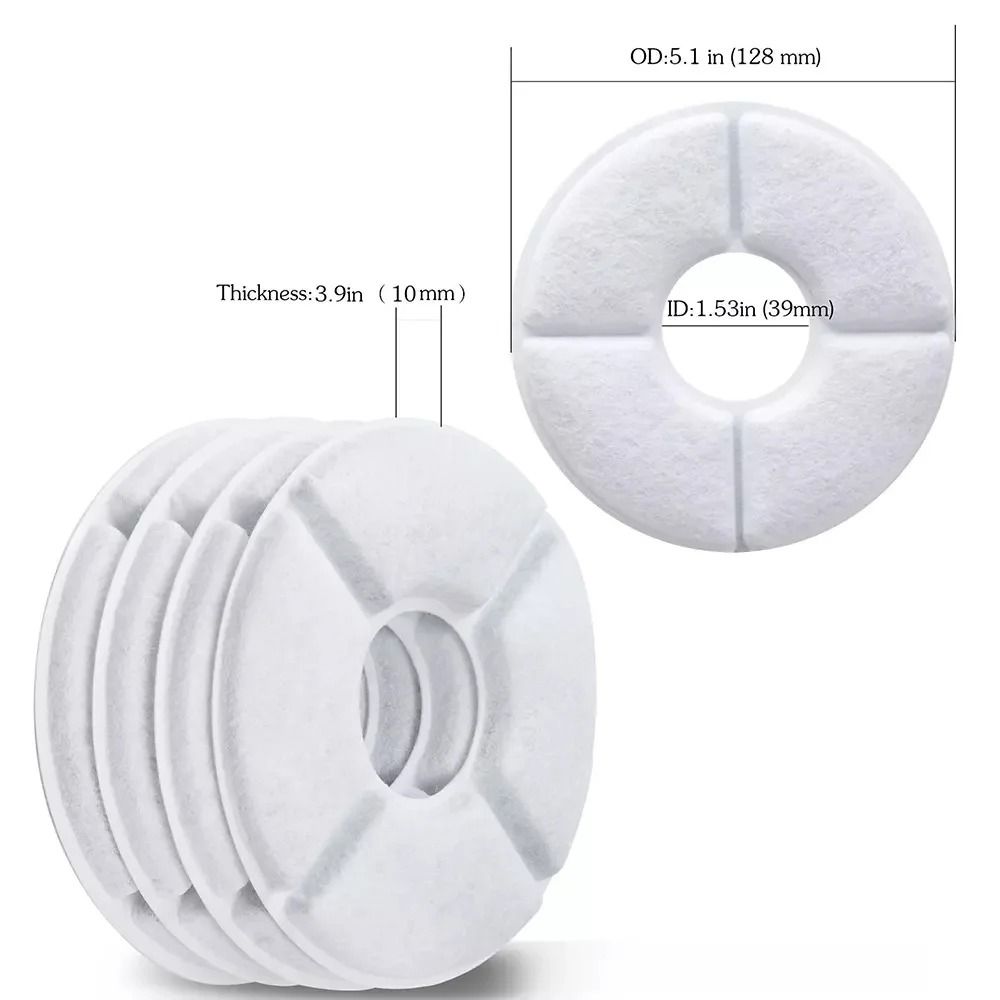 12Piece Premium Cat Water Fountain Replacement Filters For 16L Pet Fountains 4