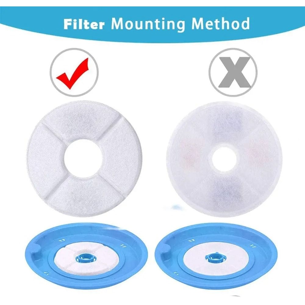 12Piece Premium Cat Water Fountain Replacement Filters For 16L Pet Fountains 5
