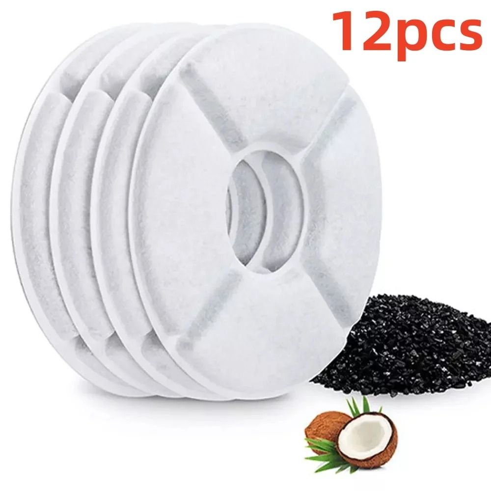 12Piece Premium Cat Water Fountain Replacement Filters For 16L Pet Fountains 7