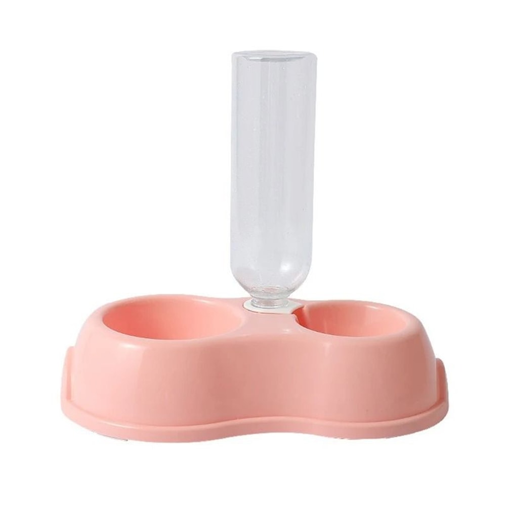 2in1 Automatic Pet Food And Water Bowl Station For Cats And Small Dogs 9