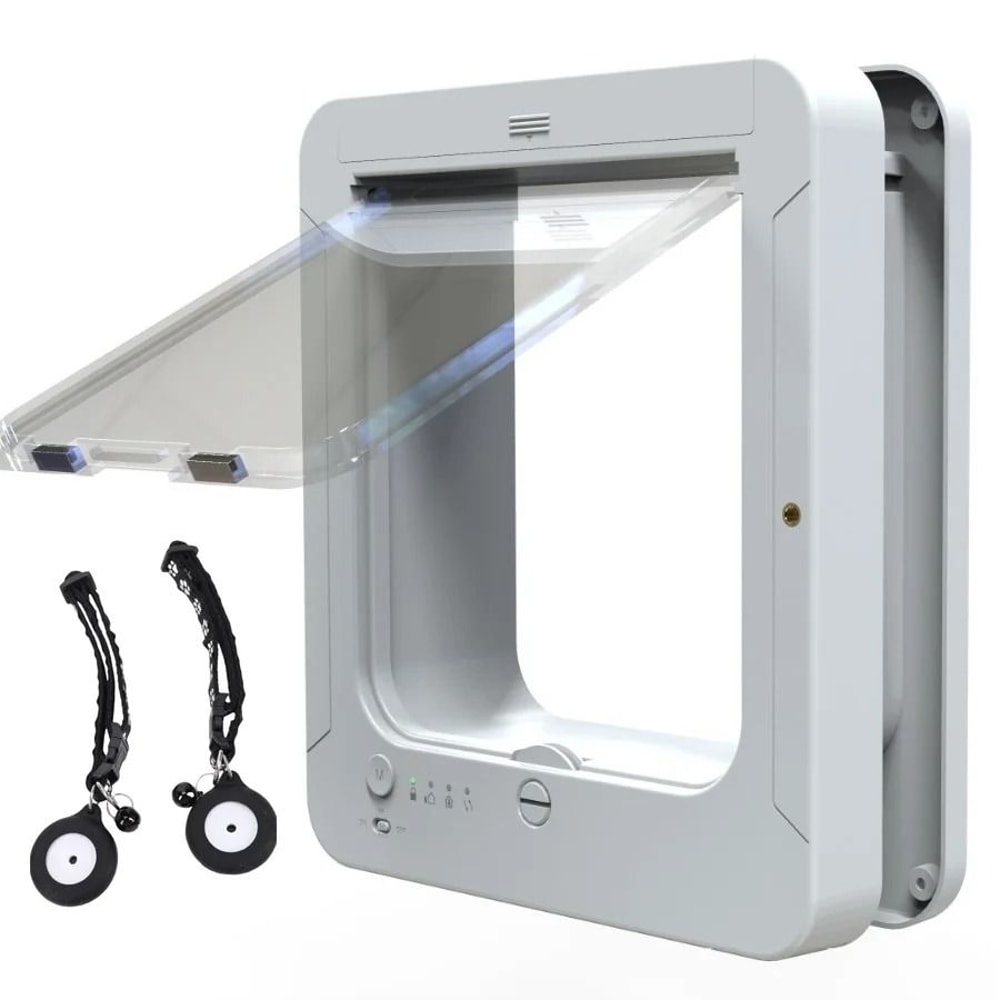 Smart Microchip Pet Door With Direction Control Automatic Sensor Access 0