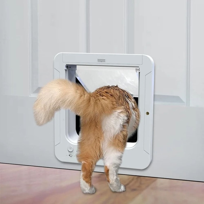 Smart Microchip Pet Door With Direction Control Automatic Sensor Access 2