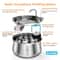 4L Stainless Steel Cat Water Fountain With MultiLayer Filtration For Cats And Dogs 2