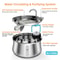 4L Stainless Steel Cat Water Fountain With MultiLayer Filtration For Cats And Dogs 2