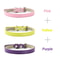 3Piece Soft PU Leather Cat Collar Set For Kittens Cats Small Dogs 7