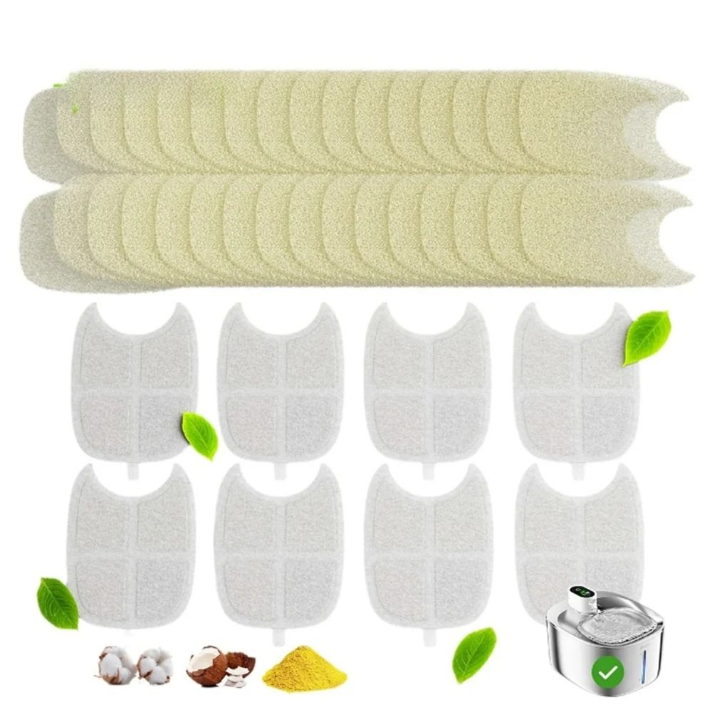 6Layer Replacement Water Filters For Stainless Steel Cat And Dog Water Fountains 0