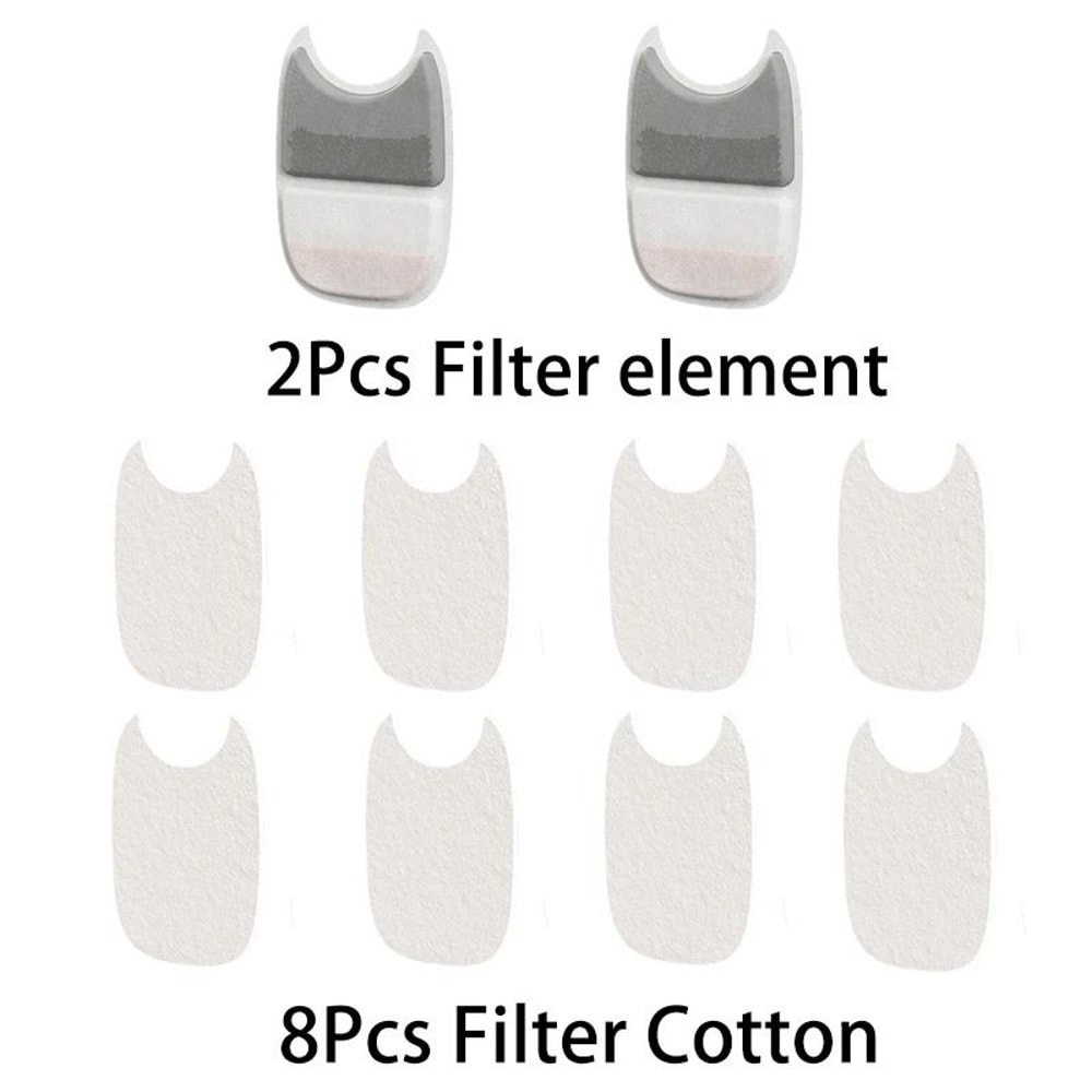 6Layer Replacement Water Filters For Stainless Steel Cat And Dog Water Fountains 6