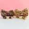 Personalized Leopard Print Cat Collar With Name Tag Bell Adjustable Plush Kitten Collar 1