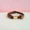 Personalized Leopard Print Cat Collar With Name Tag Bell Adjustable Plush Kitten Collar 8