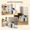 PureFlow Wireless Stainless Steel Pet Water Fountain 108oz Motion Sensor Drinking Station 4