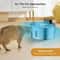 PureFlow Wireless Stainless Steel Pet Water Fountain 108oz Motion Sensor Drinking Station 5