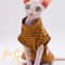 Breathable Cotton Summer Vest For Sphynx Cats And Small Pets 5