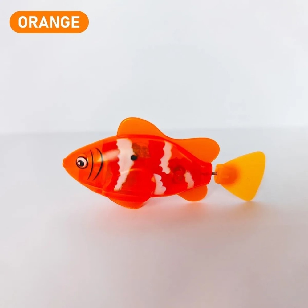 LED Interactive Swimming Robot Fish Toy For Cats And Kittens 8