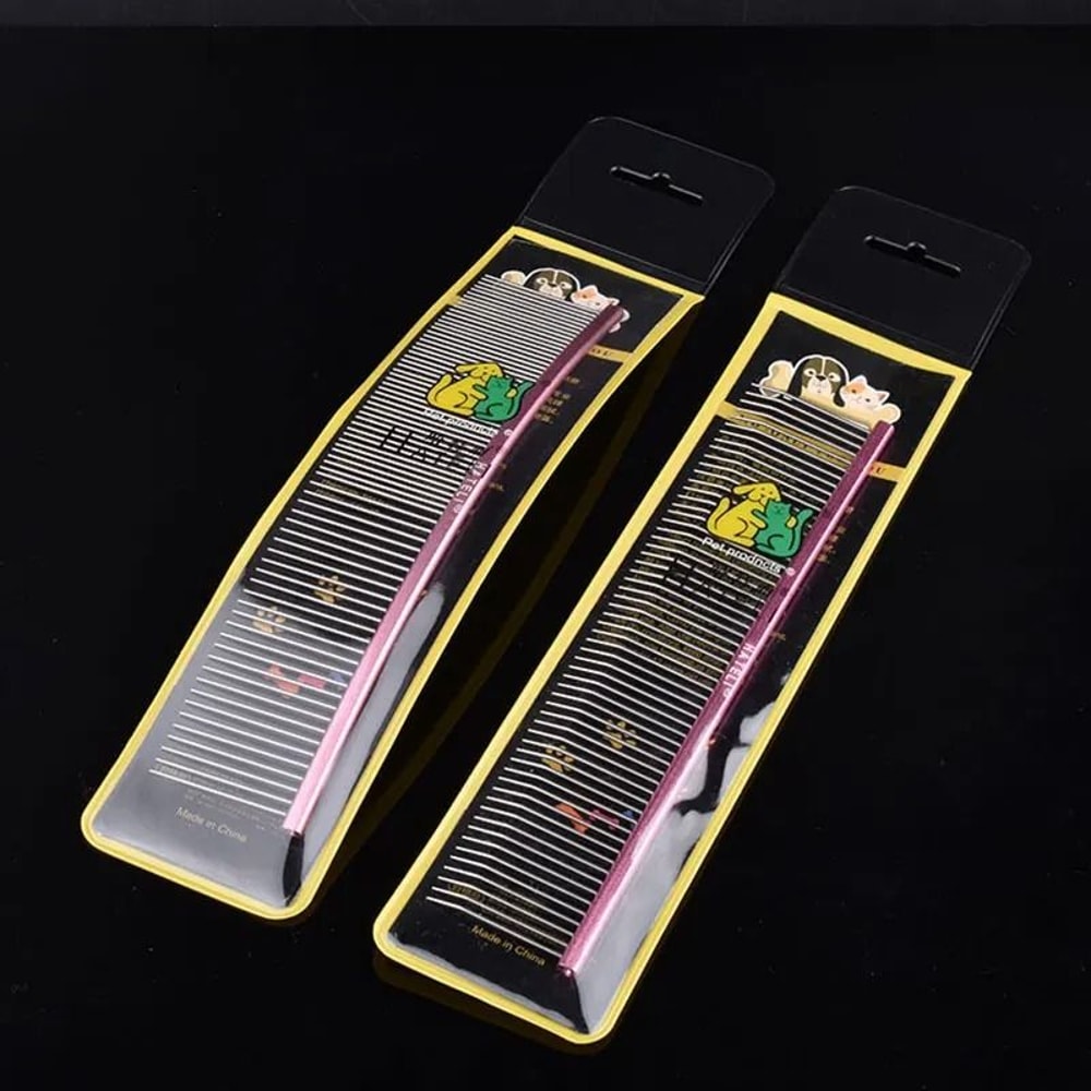 Professional Stainless Steel Pet Grooming Comb For Cats And Dogs 4