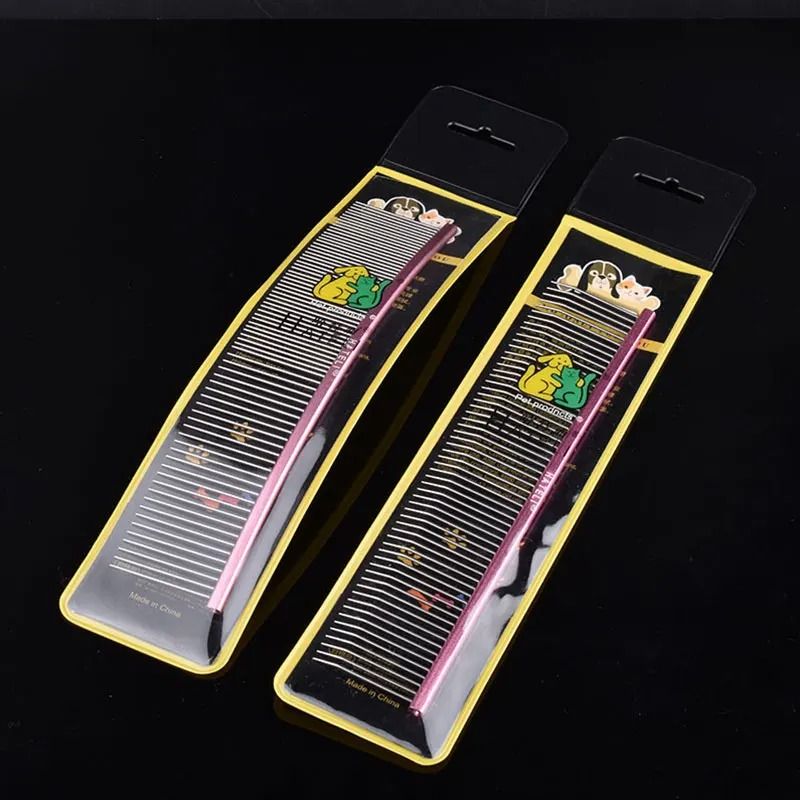Professional Stainless Steel Pet Grooming Comb For Cats And Dogs 4