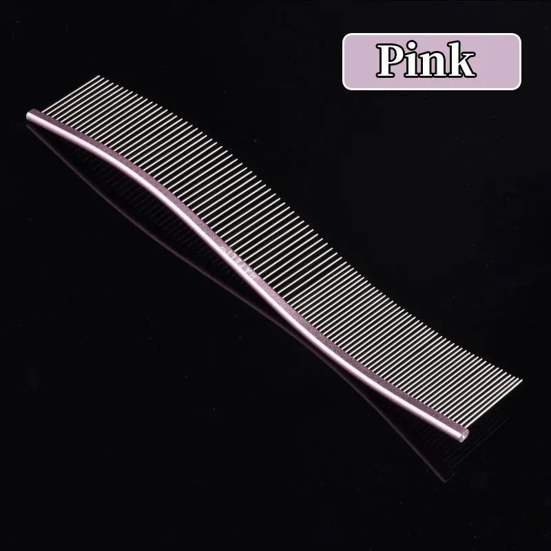 Professional Stainless Steel Pet Grooming Comb For Cats And Dogs 12