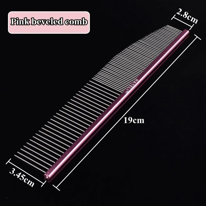 Professional Stainless Steel Pet Grooming Comb For Cats And Dogs 6