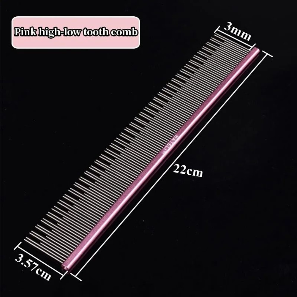 Professional Stainless Steel Pet Grooming Comb For Cats And Dogs 7