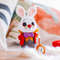 AMIGURUMI PATTERN White Rabbit Crochet Pattern Lewis Carroll Alice In Wonderland PDF Pattern 0