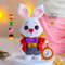 AMIGURUMI PATTERN White Rabbit Crochet Pattern Lewis Carroll Alice In Wonderland PDF Pattern 1
