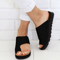 Womens OpenToe Wedge Platform Slippers AntiSlip Thick Sole Casual Outdoor Sandals 3