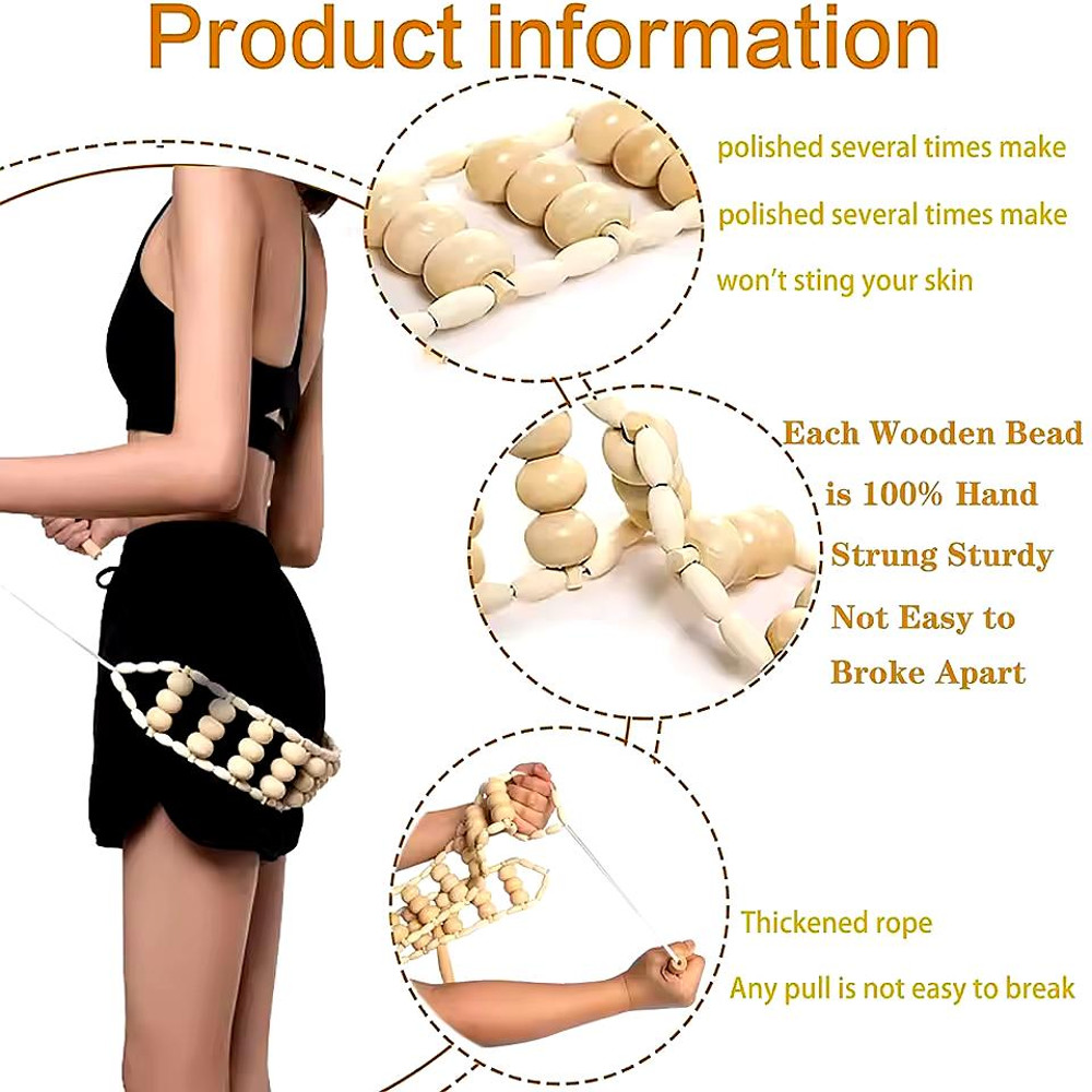 6in1 Wood Therapy Massage Tools  Lymphatic Drainage  Body Sculpting Kit For Maderoterapia Colombian 2