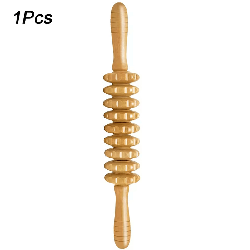 6-in-1 Wood Therapy Massage Tools – Lymphatic Drainage & Body Sculpting Kit for Maderoterapia Colombiana