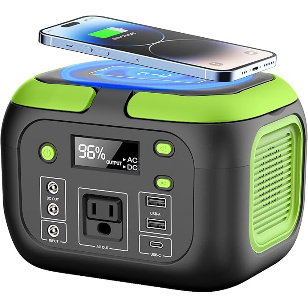 600W Portable Power Station With 110V AC Outlets Solar Generator Power Bank For Camping Travel Em 2