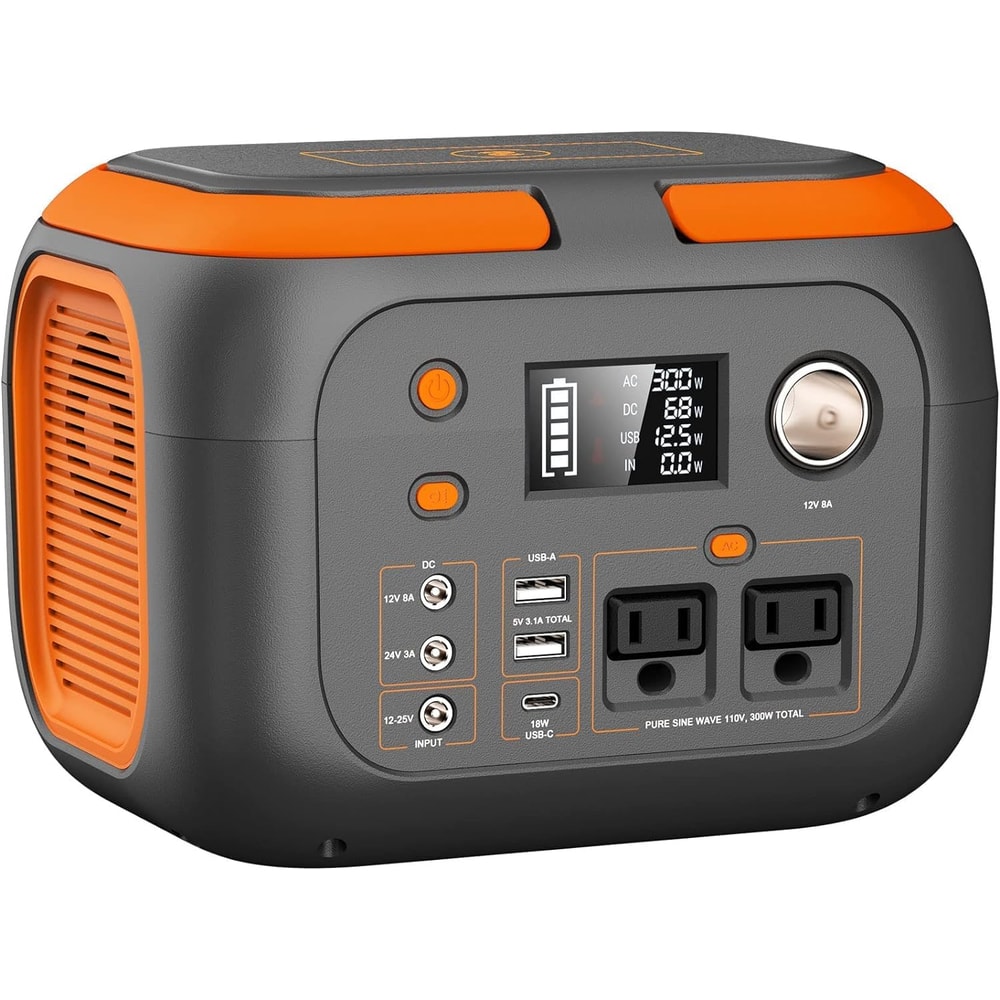 600W Portable Power Station With 110V AC Outlets Solar Generator Power Bank For Camping Travel Em 3