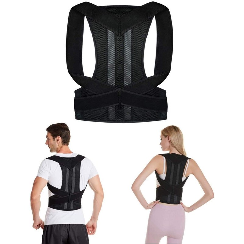 Adjustable Upper Back Posture Corrector  Clavicle Support Brace For Shoulder Alignment  Back Straig 6