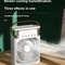 3in1 Mini Air Cooler With Humidifier  LED Night Light  Portable USB Desktop Fan 1