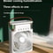 3in1 Mini Air Cooler With Humidifier LED Night Light Portable USB Desktop Fan 1