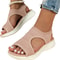 Womens Lightweight Mesh Wedge Sandals Breathable Open Toe Summer Platforms 3