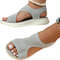 Womens Lightweight Mesh Wedge Sandals  Breathable Open Toe Summer Platforms 4