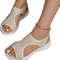 Womens Lightweight Mesh Wedge Sandals  Breathable Open Toe Summer Platforms 2